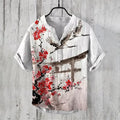 2025 New Cardigan Men'S Casual Shirt 3D Printed Short Sleeve Linen Shirt Men'S Summer Men'S Tops S-5XL Fast Shipping
