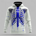 Skeleton Pattern Hoodies for Man Fun Colorful 3D Printed Pullover Autumn Street Long Sleeve O-Neck Hoodies Oversized Sweatshirts