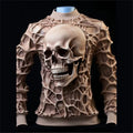 3D Printed Funny Skull Sweatshirts for Men Personality Pattern Hoodie Fashion Harajuku Casual O-Neck Hoodies Oversized Pullover