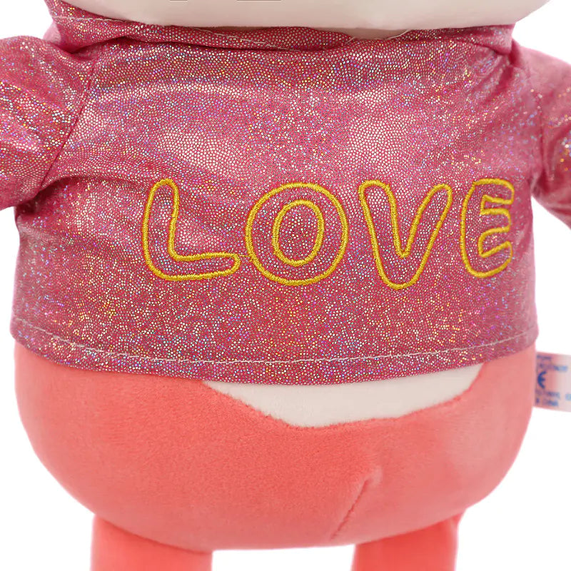 Colorful Plush Love Mouse Mascot Toy