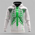 3D Print Hoodies for Men Women Terror Skeleton Halloween Fashion Casual Sweatshirt Oversized Hoodie Pullovers Tracksuit Clothing