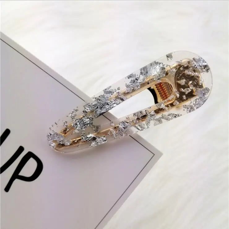 Japanese Acetic Acid Geometric Hair Clips (Set)