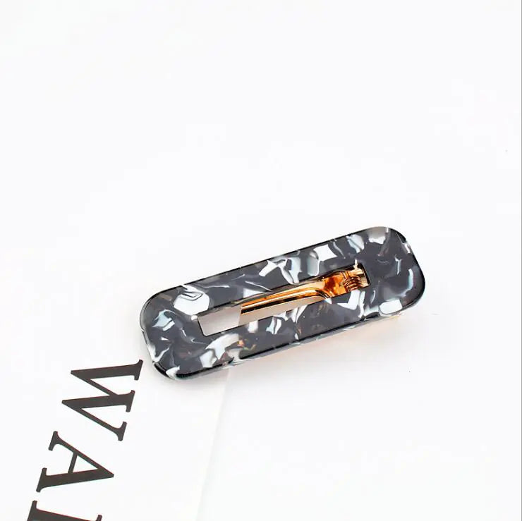 Japanese Acetic Acid Geometric Hair Clips (Set)