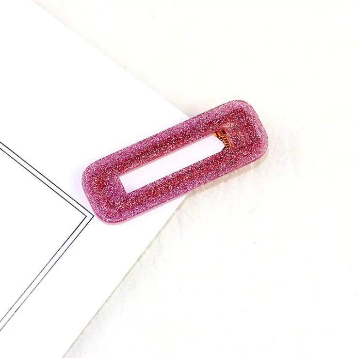 Japanese Acetic Acid Geometric Hair Clips (Set)