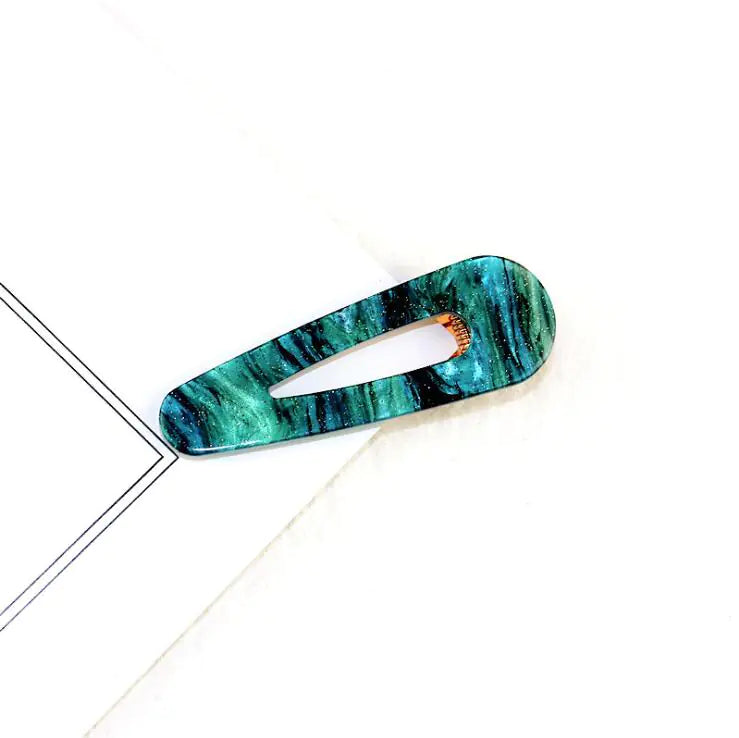 Japanese Acetic Acid Geometric Hair Clips (Set)