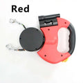 Auto Retractable Double-Ended Dog Leash 3M with LED Flashlight Waste Bag Box Roulette 360 Degree Dual Traction Rope Pet Supplies