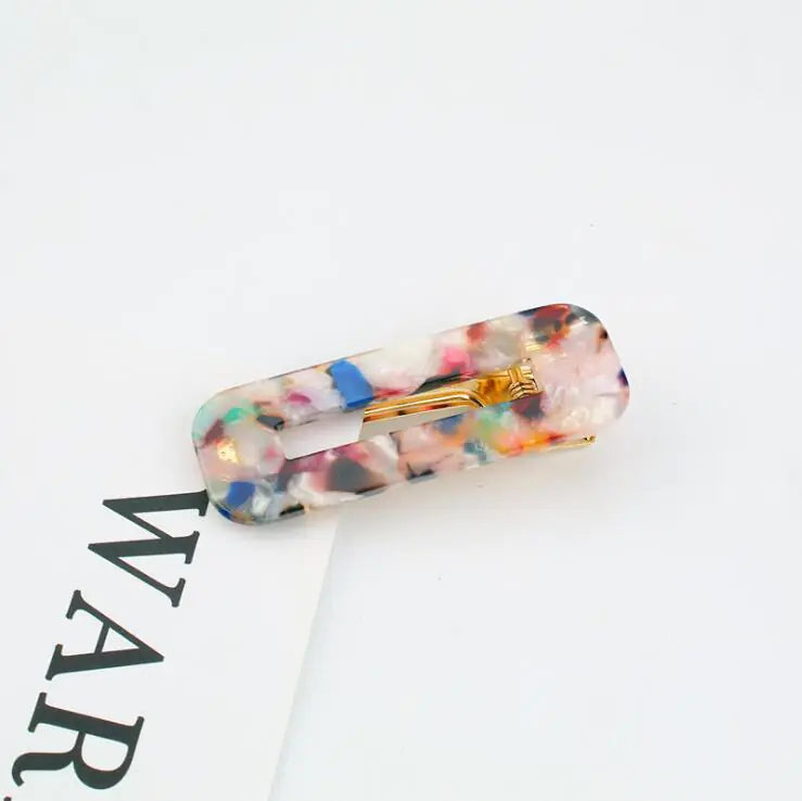 Japanese Acetic Acid Geometric Hair Clips (Set)