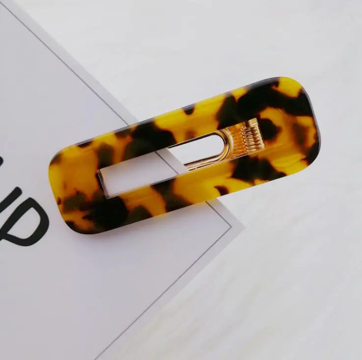 Japanese Acetic Acid Geometric Hair Clips (Set)