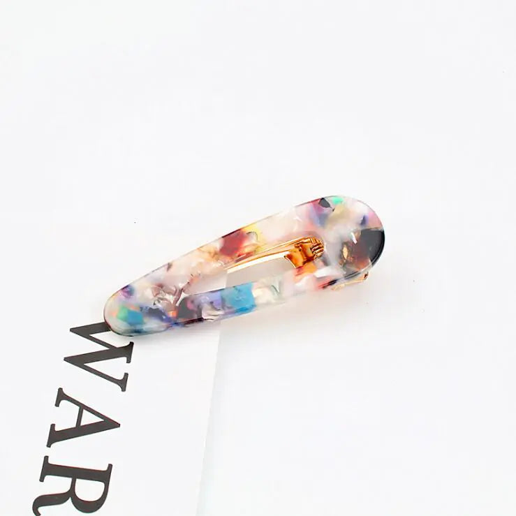 Japanese Acetic Acid Geometric Hair Clips (Set)