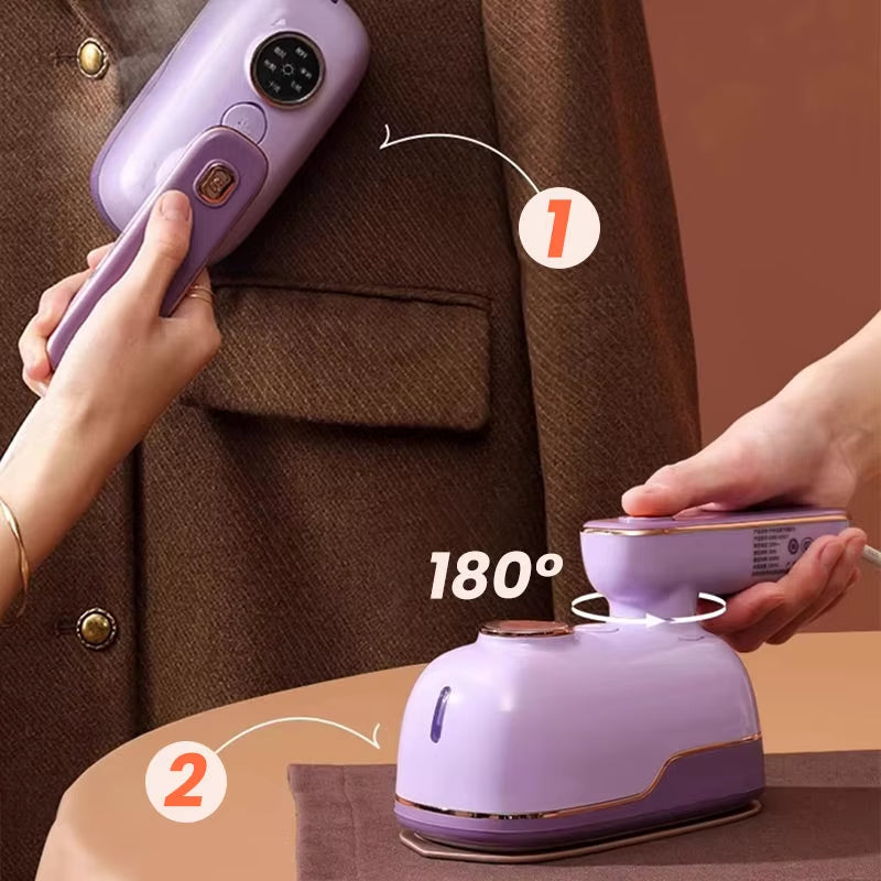 Multi-Function Portable Handheld Iron with Measuring Cup DIY Handheld Mini Iron Portable Electric Versatile Craft Clothes Sewing