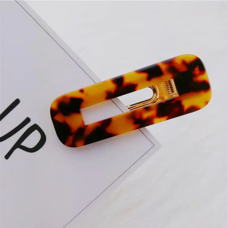Japanese Acetic Acid Geometric Hair Clips (Set)