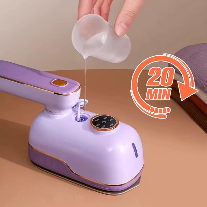 Multi-Function Portable Handheld Iron with Measuring Cup DIY Handheld Mini Iron Portable Electric Versatile Craft Clothes Sewing