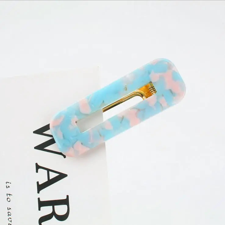Japanese Acetic Acid Geometric Hair Clips (Set)