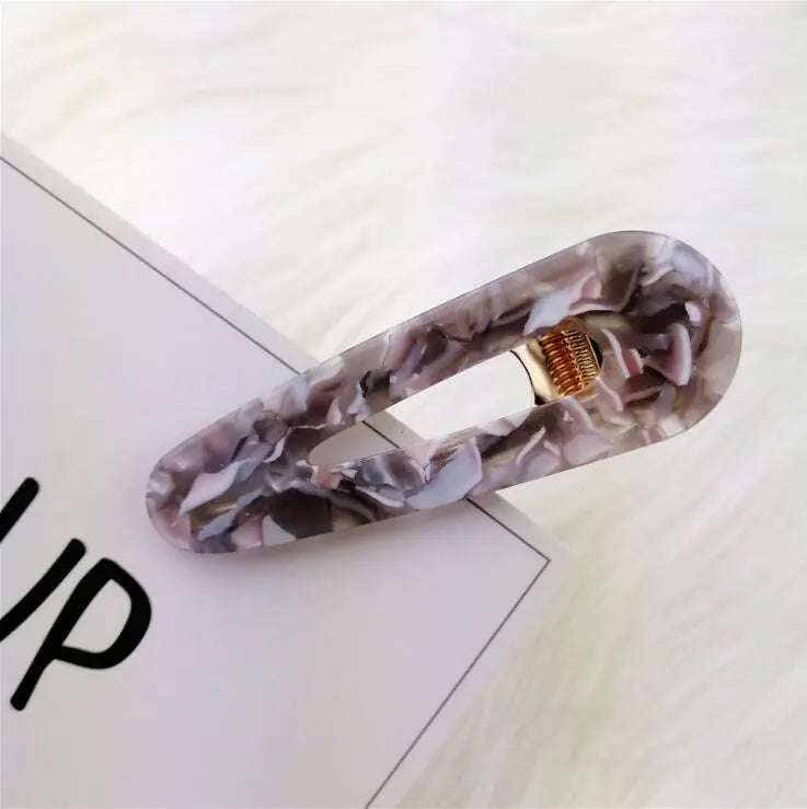 Japanese Acetic Acid Geometric Hair Clips (Set)
