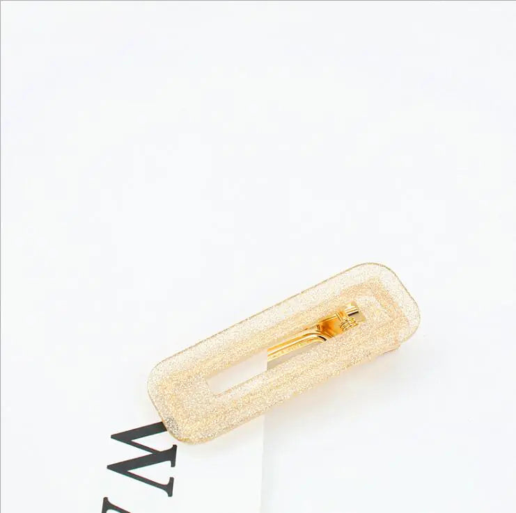 Japanese Acetic Acid Geometric Hair Clips (Set)